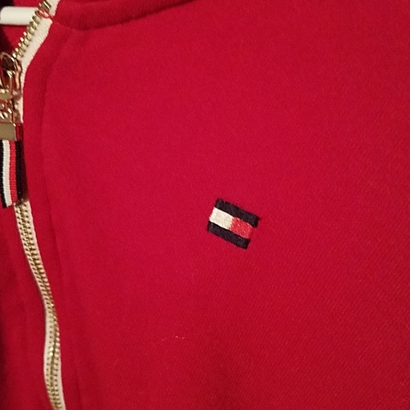 Tommy Hilfiger zip up jacket/sweatshirt medium - Picture 3 of 4